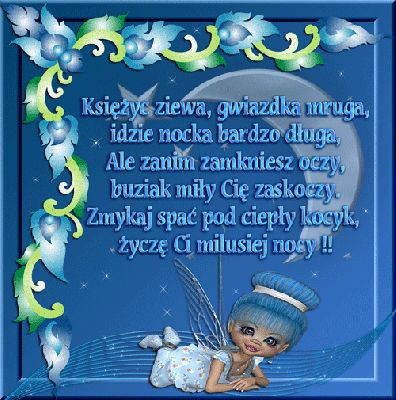 Laleczka pozdrawia na dobranoc